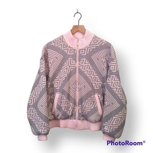 Vintage 80s IZZI Reversible Bomber Jacket